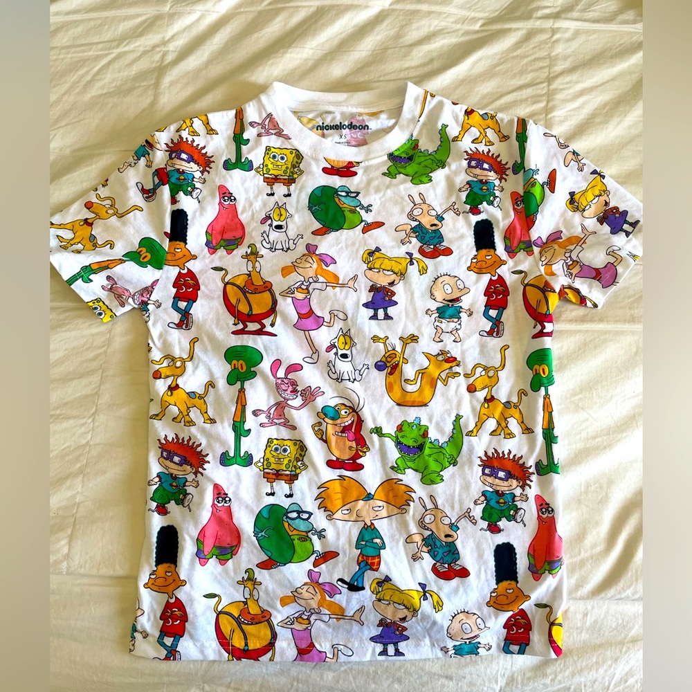Nickelodeon vintage characters graphic tee